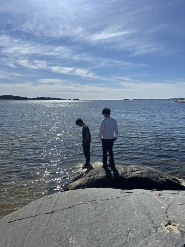 Ut mot horisonten.
